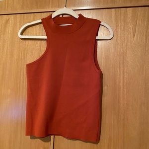 Mango mock neck Sleeveless top